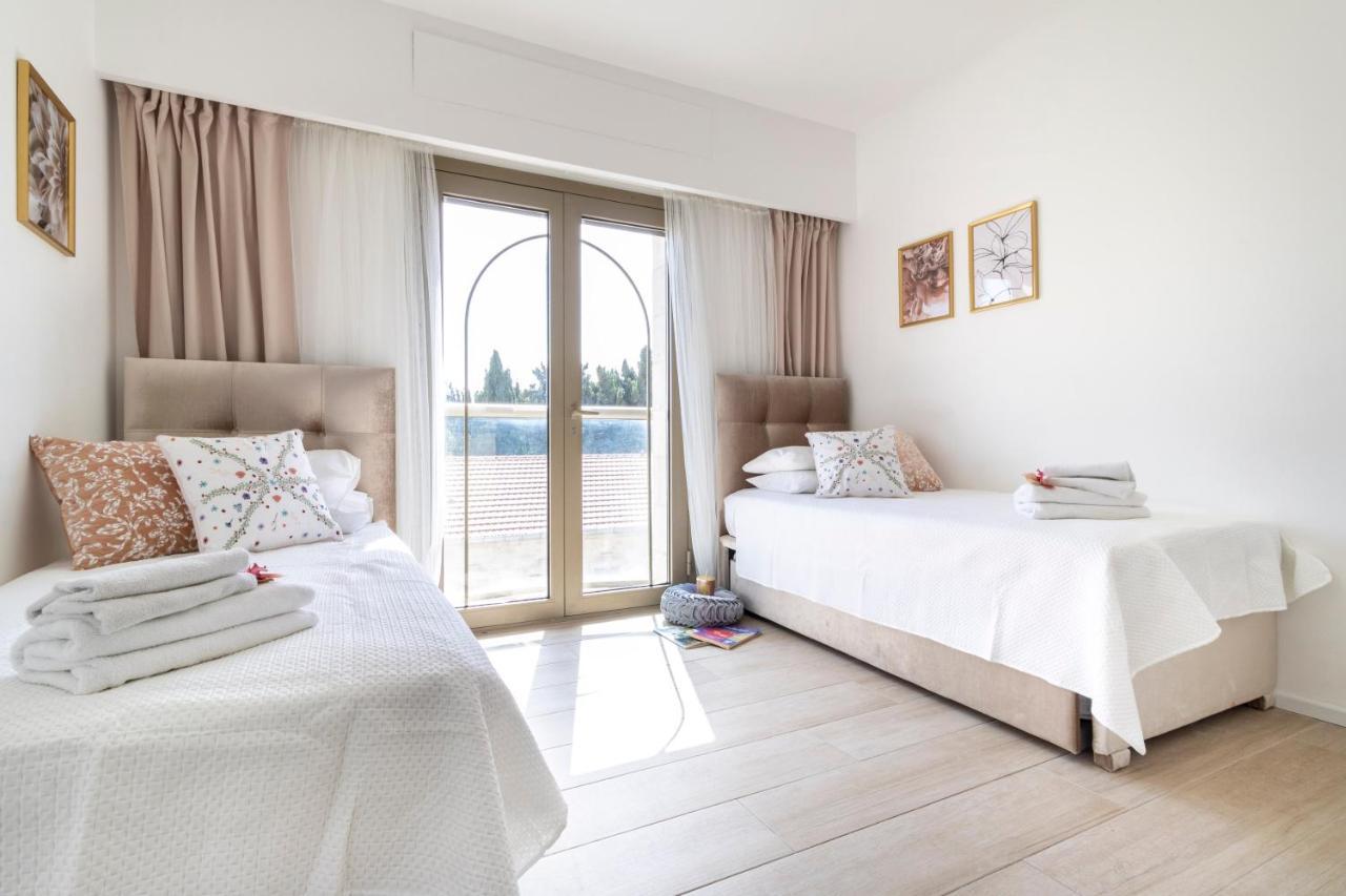 Luxury Three-Bedroom/Terrace Over Old City View Jerusalém Exterior foto