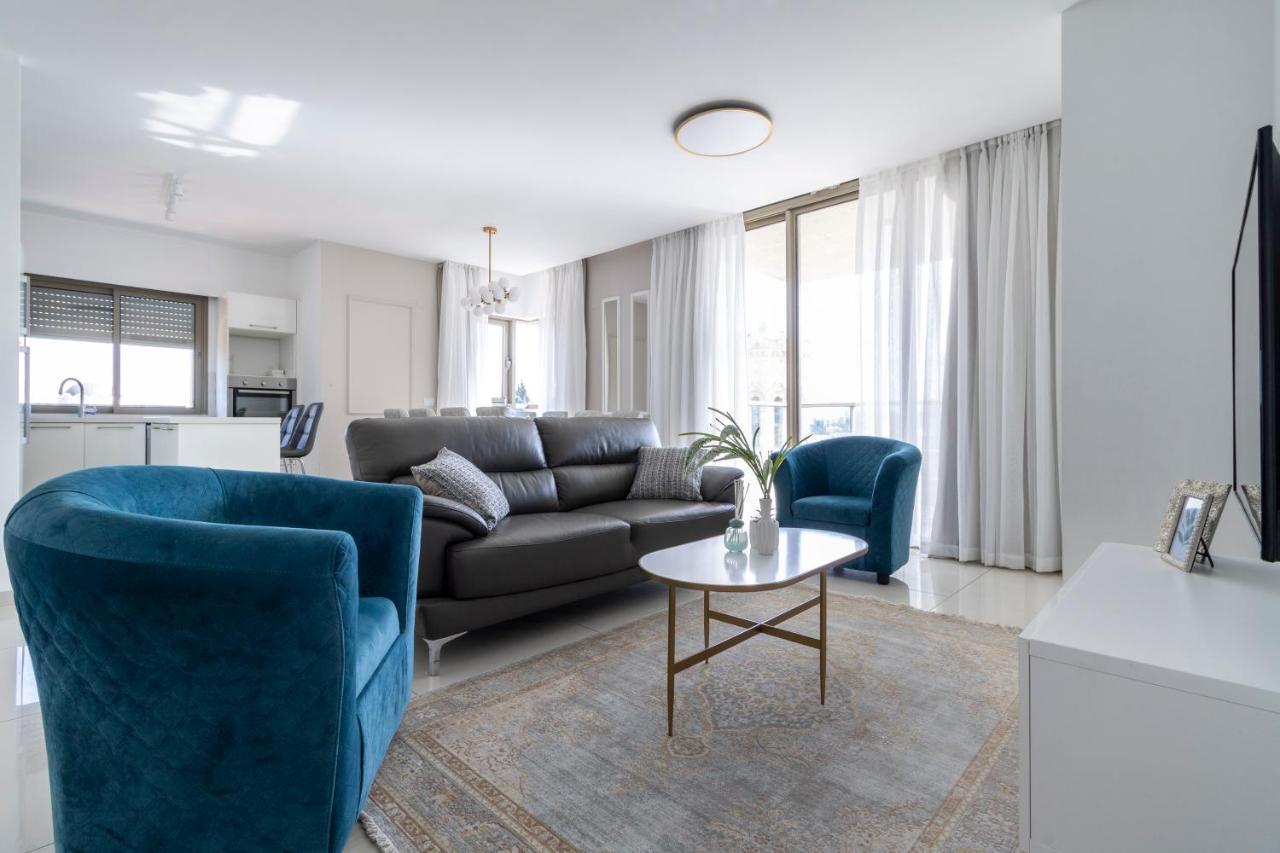 Luxury Three-Bedroom/Terrace Over Old City View Jerusalém Exterior foto