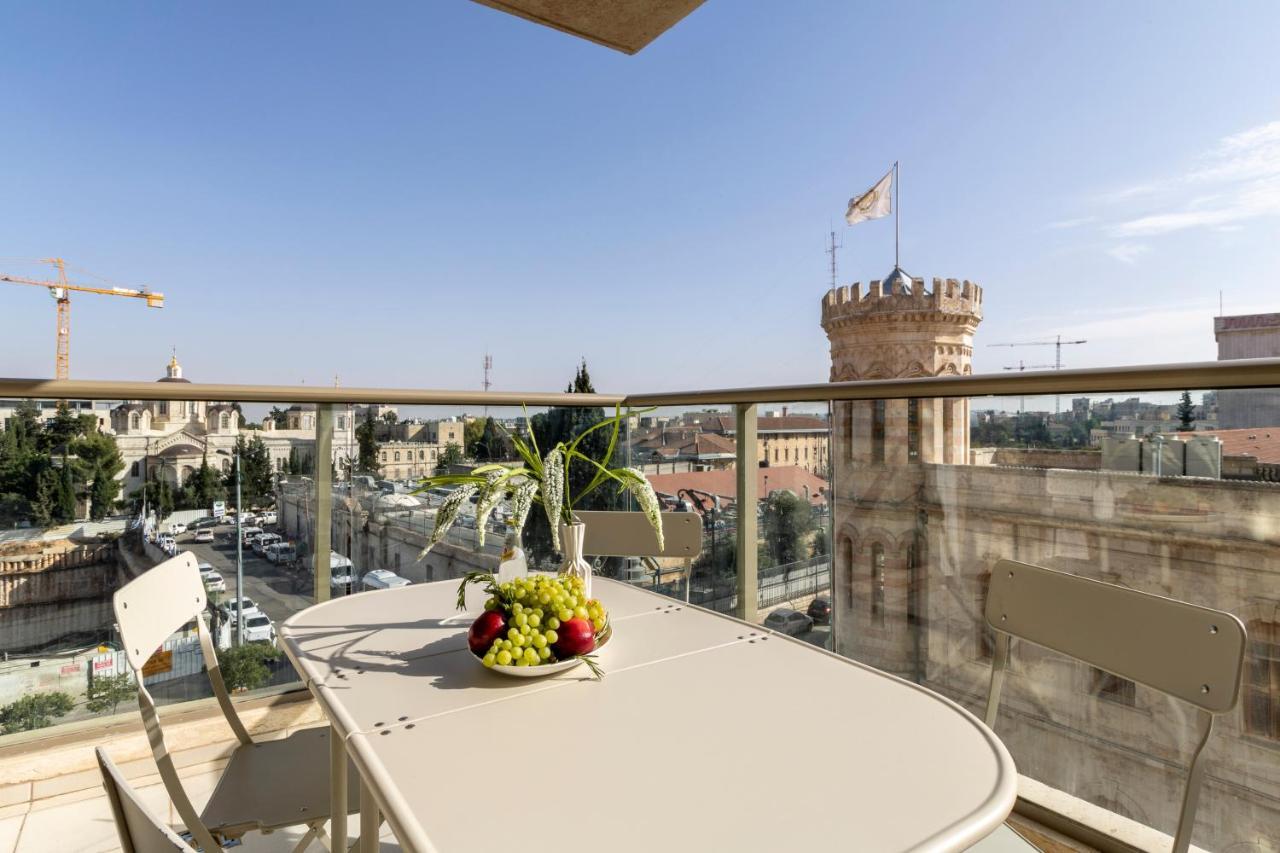 Luxury Three-Bedroom/Terrace Over Old City View Jerusalém Exterior foto