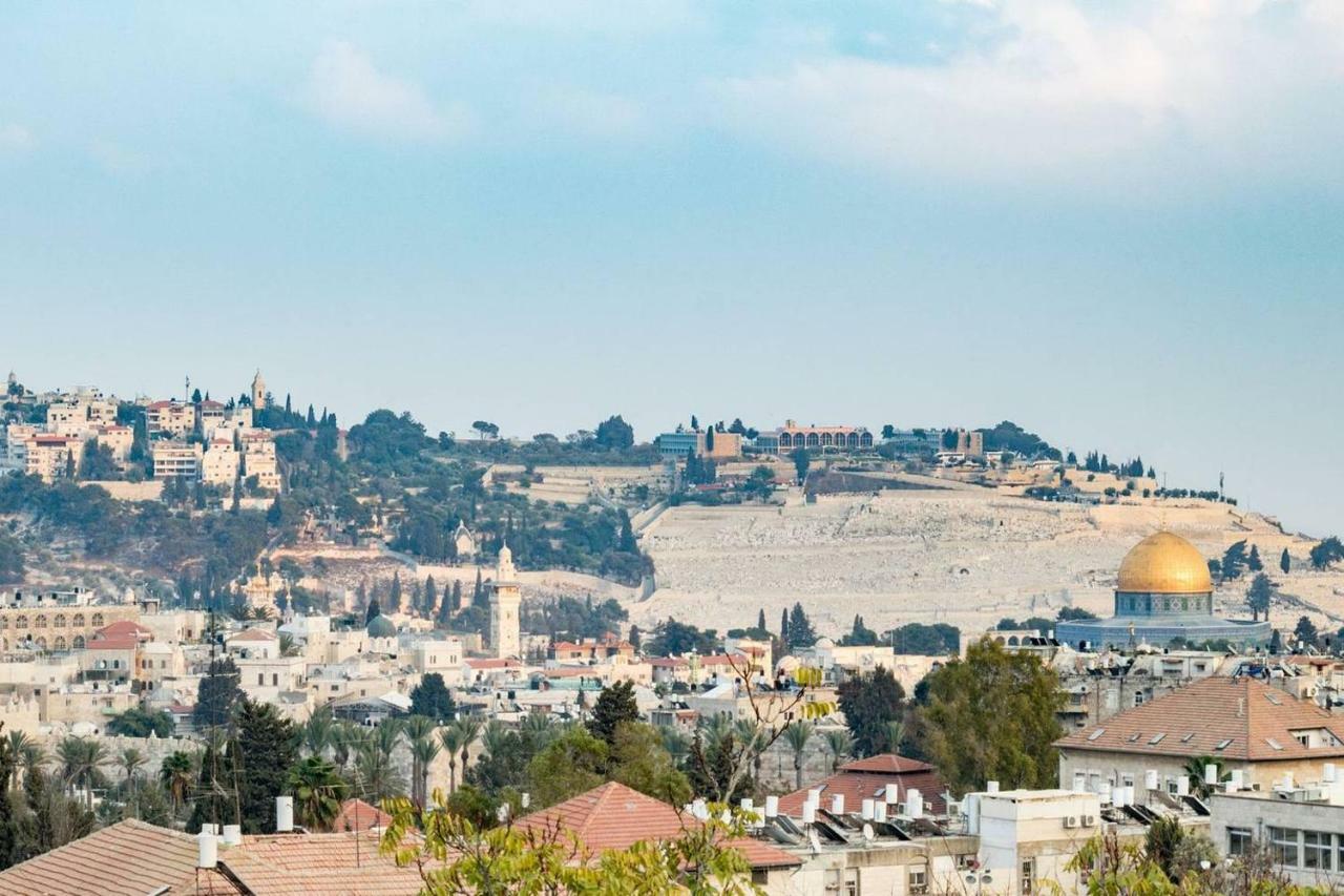 Luxury Three-Bedroom/Terrace Over Old City View Jerusalém Exterior foto